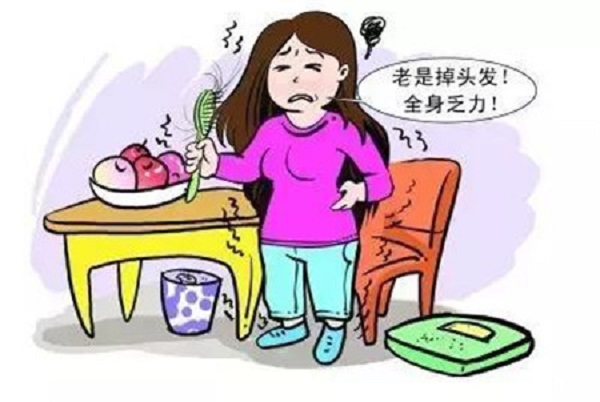 掉头发是缺乏什么