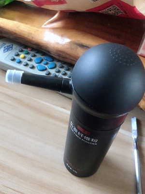 增发纤维恢复了我的头发